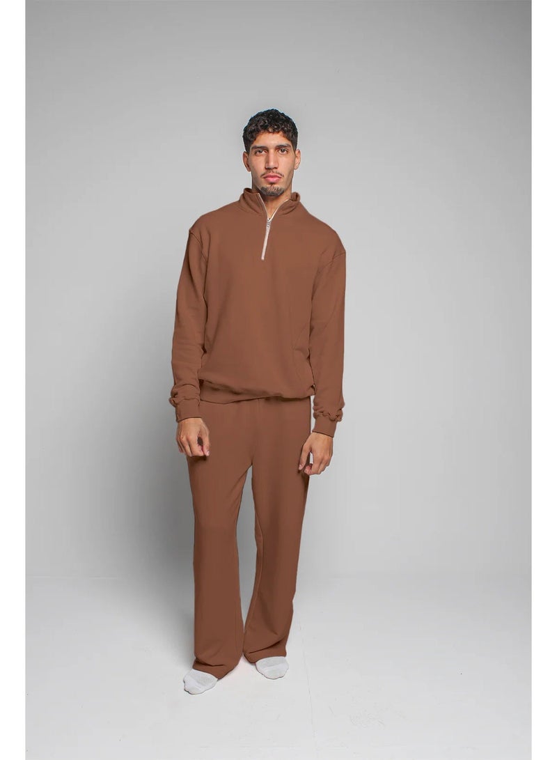 Basic Look Quarter zip Milton Sweatshirt - Image 1